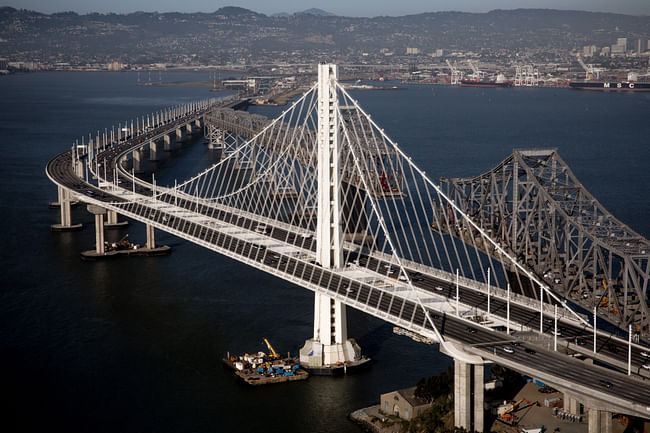 The pricey new Eastern span of the San Francisco-Oakland Bay Bridge (via businesswire)