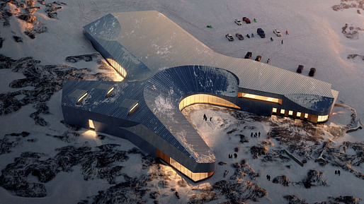 Winner & People's Choice – Concepts: Nunavut Inuit Heritage Centre, Iqaluit, Nunavut, Canada by Lateral Office and Teeple Architects with the Inuit Design Advisory Council, Toronto, Canada. Image: Guido Chiarito (Tango Studio)