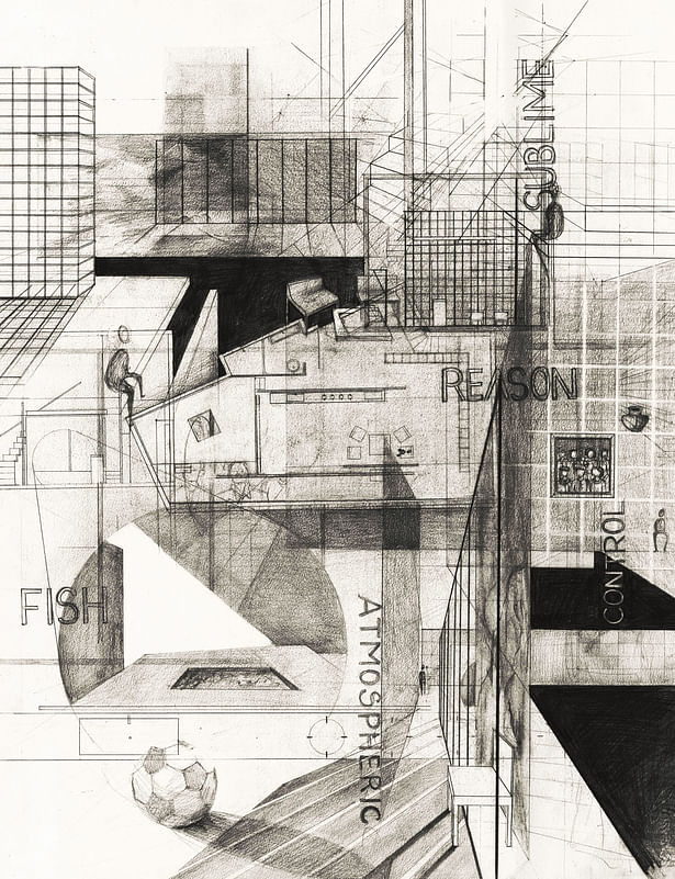 Concept Collage (graphite on paper)