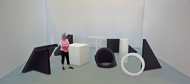 A gallery installation 
