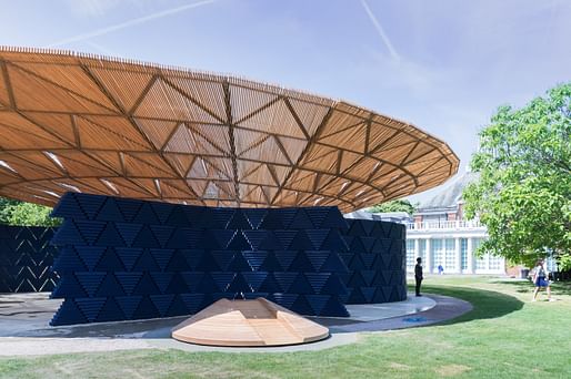 Francis Kéré, Serpentine Pavilion, 2017, London. Photo: Iwan Baan. From the 2017 organizational grant to Serpentine Galleries for “Serpentine Pavilion 2017 by Francis Kéré”.