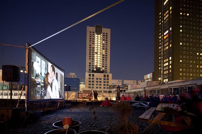 AFFR x Route du Nord rooftop screening this past June. Photo by Frank Hanswijk. Photo via affr.nl.