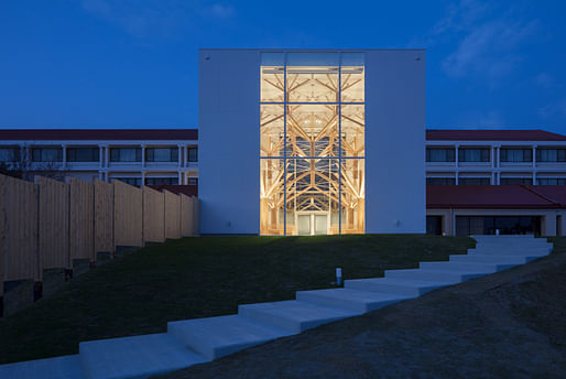 Agri Chapel, designed by shortlisted practice Yu Momoeda Architecture Office. Photo by Yousuke Harigane.