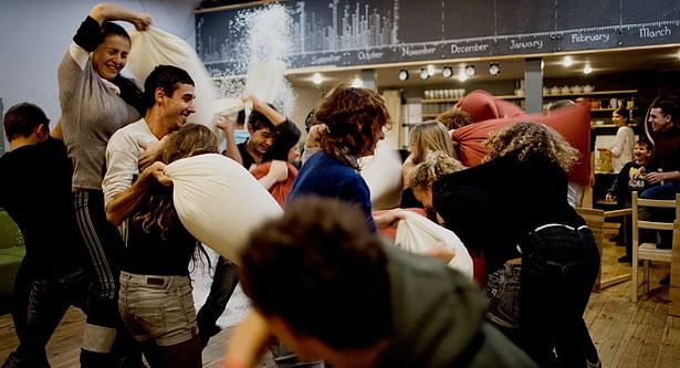 life of place 'pillow fight'