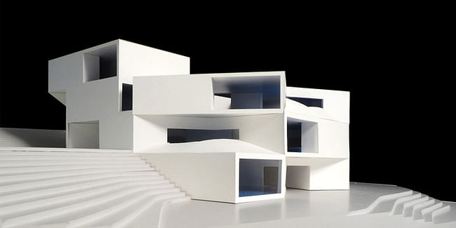 A model of the Grand Traiano Art Complex. Credit: Johnston Marklee