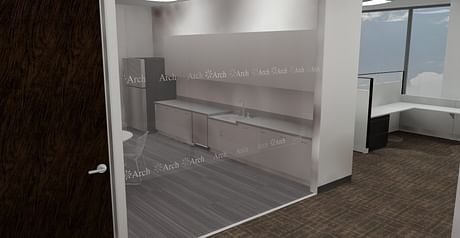 Rendering done for newly built out Denver office