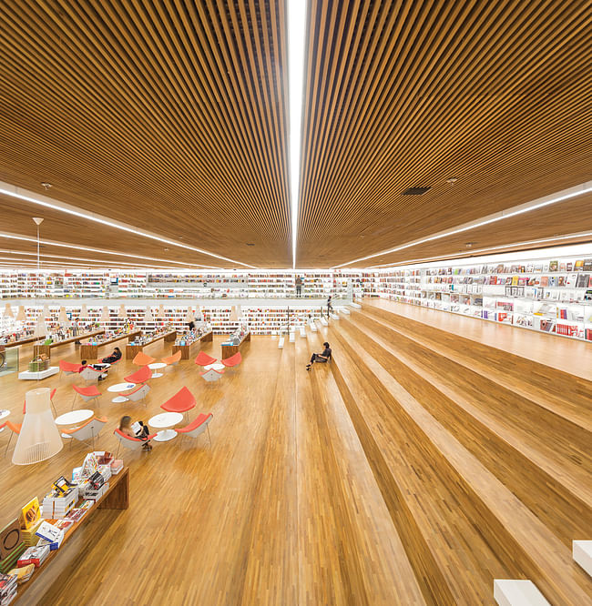 Shortlisted for Commercial Building of the Year: studio mk27 for cultura bookstore in Sao Paulo, Brazil. Photo courtesy of LEAF Awards.