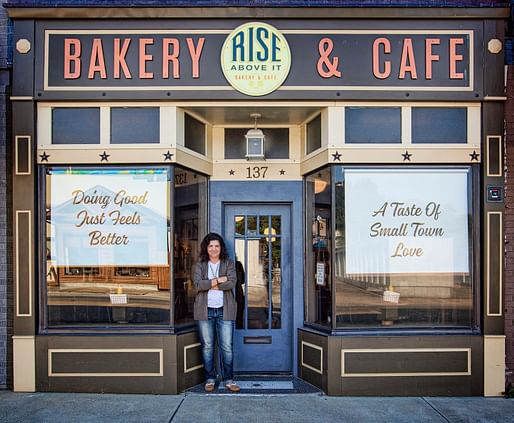 ​RISE ABOVE IT BAKERY & CAFÉ, CARTERVILLE: AWARD FOR REHABILITATION. Photo courtesy 2019 Landmarks Illinois Richard H. Driehaus Foundation Preservation Awards.