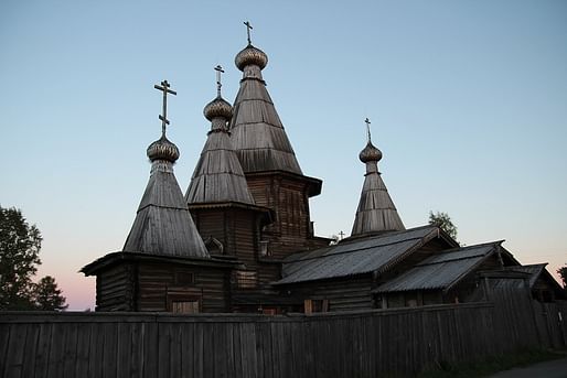 18th century Cathedral of the Dormition in Kem—a log structure recommended for World Heritage listing.