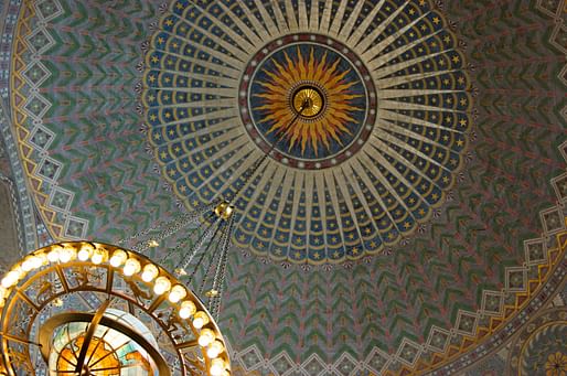 Ceiling detail in the Los Angeles Central Library. Photo: Ryan Basilio/Flickr