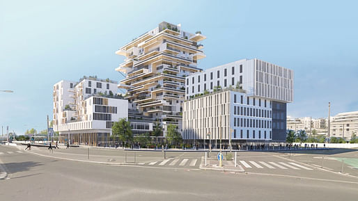 The city of Bordeaux has pledged to ramp up its timber construction, including the 18-story Tour Hypérion by Jean-Paul Viguier & Associés.