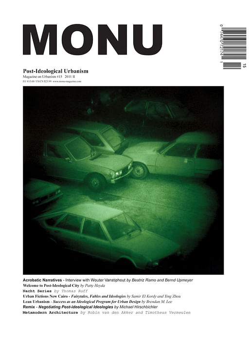 Cover MONU#15: "Nach 9 II" from Thomas Ruff's contribution "Nacht Series"