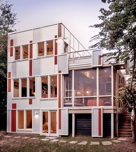 Modern Panel House by Donald Lococo Architects. Photo: John Cole