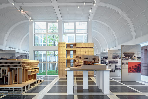 SOS Brutalism exhibition at the Deutsches Architekturmuseum in Frankfurt. Photo: Moritz Bernoully.