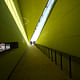 Outdoor passage of the Vellamo Maritime Museum of Finland in Kotka 2008 