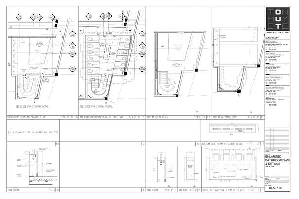 Bathroom details - My sample drafting