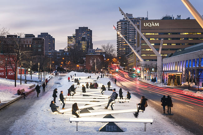 Best Temporary Architecture - Lateral Office and CS Design: Impulse, Montreal, Canada. Photo credit: Azure