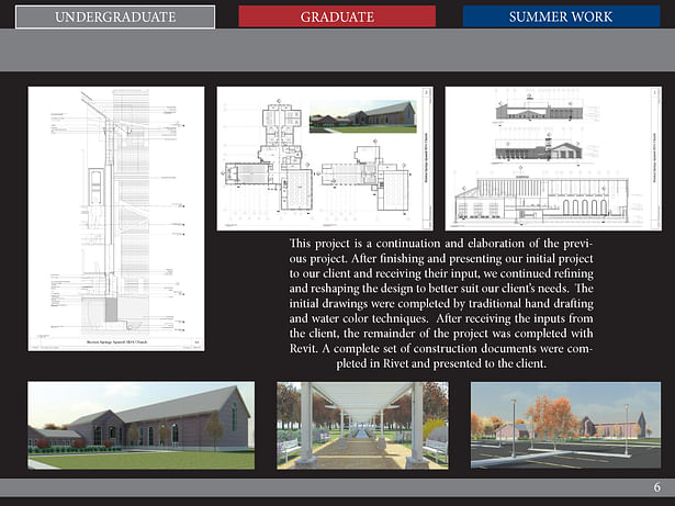 Revit CDs and renderings of proposed design