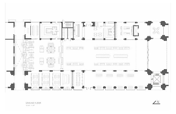 Ground Floor Plans with Furniture