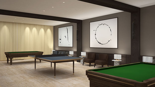 Game room - Rendering by Matthias Kisch