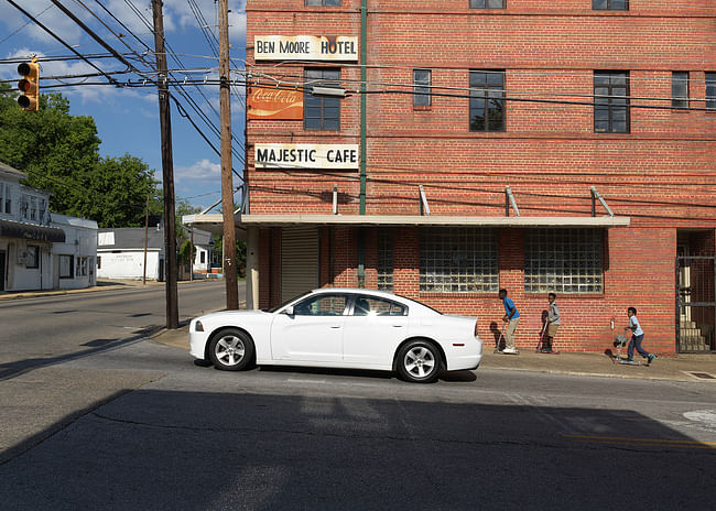 Alabama Civil Rights Sites, in Alabama, United States. The Ben Moore Hotel in Montgomery, once home to the Majestic Cafe, was the site of important meetings for the Civil Rights movement, 2017. Photo: William Abranowicz