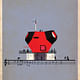 'Bjork' illustration from Federico Babina's 'Archimusic' series. Image via federicobabina.com