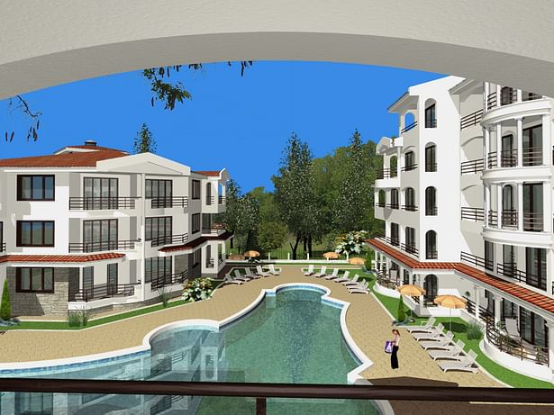 Complex of Holiday Apartments Little 'Chateau Valon' - Visualization