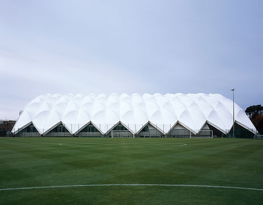 Oriam, Scotland's Sports Performance Centre. Structural Designer: Engenuiti and J&D Pierce. Architect: Reiach and Hall Architects​. Photo © Ioana Marinescu.
