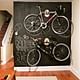 Residential freelance work. Chalkboard:bike rack wall via Sarah Finkelstein