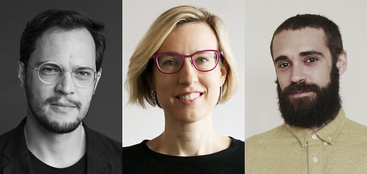 The 2020 Wheelwright Prize finalists (L to R): Gustavo Utrabo, Bryony Roberts, Daniel Fernández Pascual. Photos courtesy of Harvard GSD.