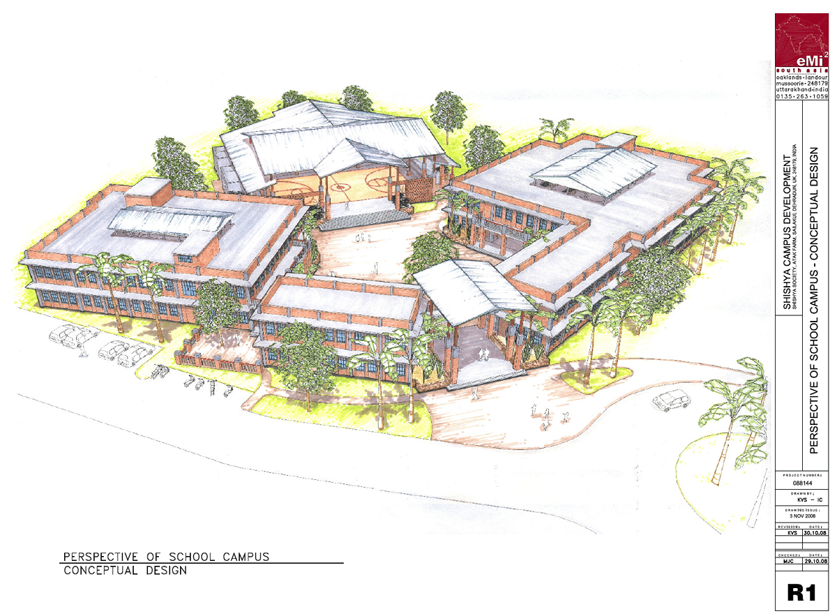Campus Master Plan & School Design for Shishya Society (2009) | Jill ...