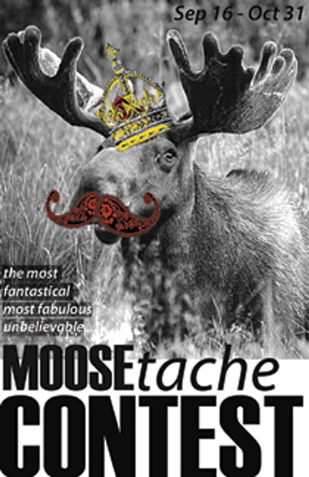 Moosetache contest poster