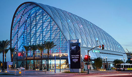 The Anaheim Regional Transportation Intermodel Center. Image: HOK