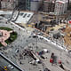 Taksim Square in construction, victim of the government’s pedestrianization scheme that will render it impotent as a space for political demonstration. Roads leading to the square will become tunnel entrances, making marches impossible and defense by the police easy, as we witnessed in this wave of protests. Photo: Christian Pichlkastner
