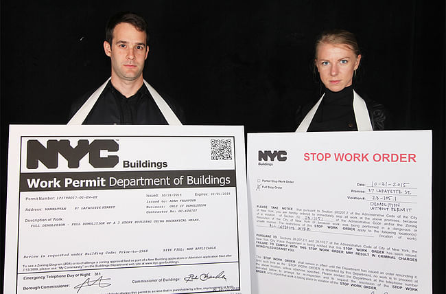 “Permitted and Unpermitted” by Adam Frampton and Karolina Czeczek – ONLY IF. Credit: BFA