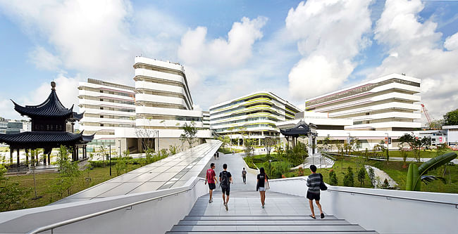 First phase of UNStudio-designed SUTD campus in Singapore is completed. Photo © Hufton+Crow.