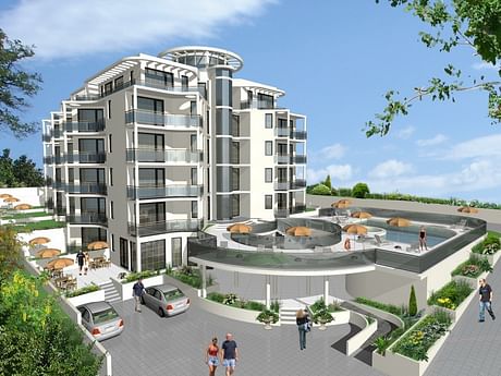 Complex of Holiday Apartments „BOMOND”, Nessebar, Black sea, Bulgaria