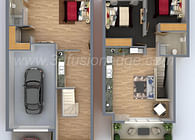 Proficient 3D Floor Plan Rendering for your House