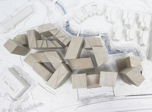 Model_Hoffsveien Skoeyen Oslo Masterplan_schmidt hammer lassen architects