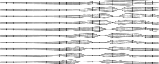 Diagram of the openings' dimensions