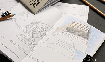 A Brutalist coloring book lets you paint it black (and gray, perhaps even blue)