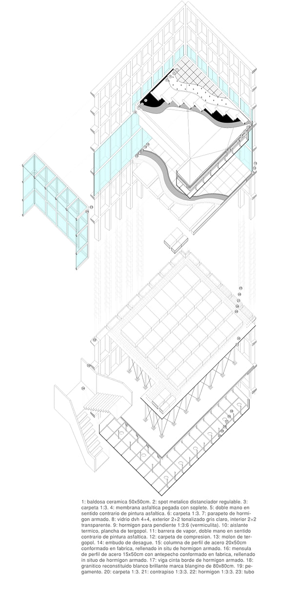 Axonometric - Tower (Image of shared autorship)