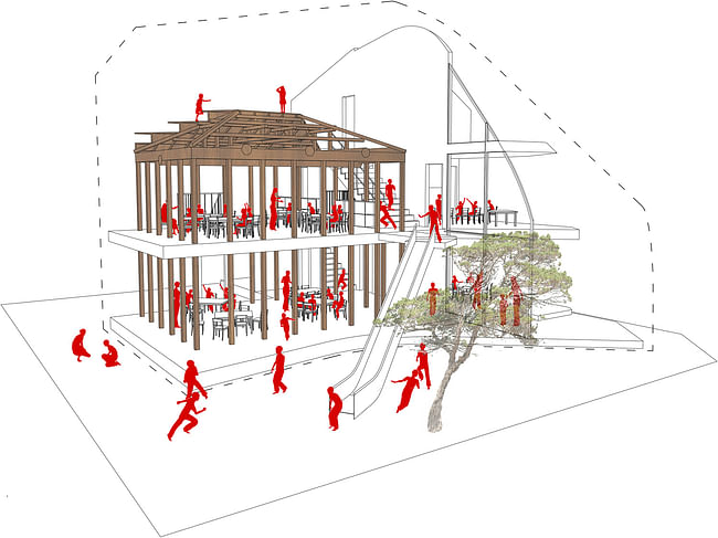 Clover House, interior diagram. Image courtesy of MAD.