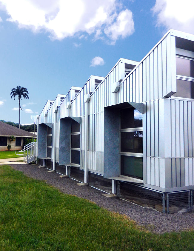 Energy Positive Relocatable Classroom in Ewa Beach, HI by Anderson Anderson Architecture; Photo: Anthony Vizzari, Anderson Anderson Architecture