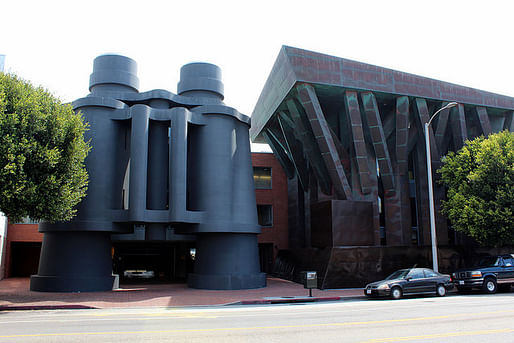 Frank Gehry's Binoculars Building in Venice Beach, California. Photo by Wally Gobetz, via flickr.