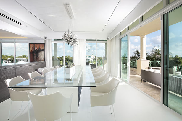 Dining Room - Residential Interior Design Project in Fort Lauderdale, Florida by DKOR Interiors