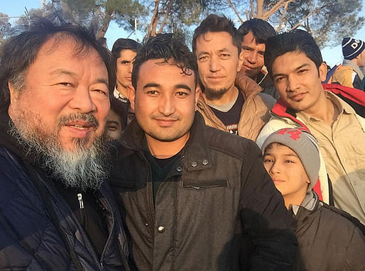 'Brave man from Afghanistan,' Ai Weiwei's caption reads on Instagram (@aiww). 