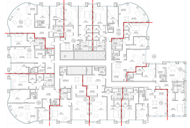 Alteration/Addition of tower apartment unit fit-outs