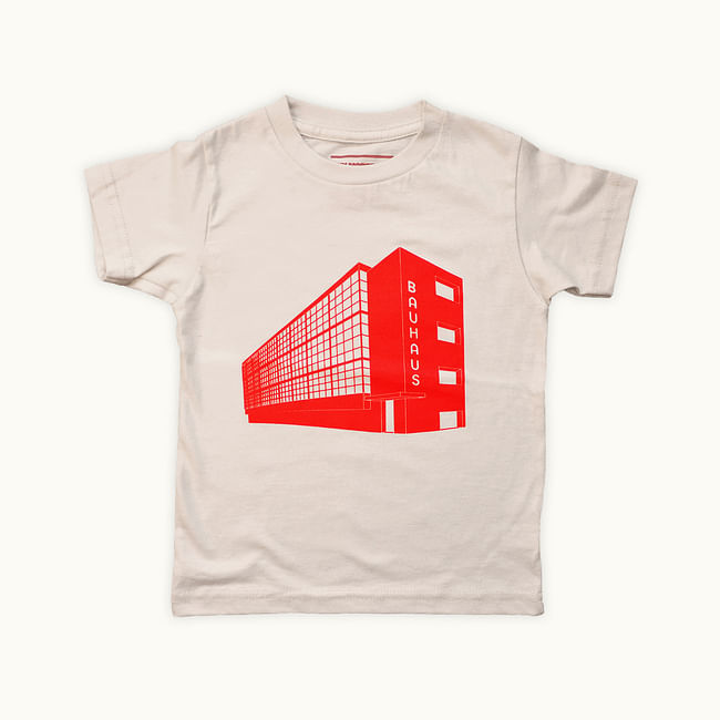 MINI BAUHAUS kids t-shirt by Tiny Modernism. Available in kids sizes 2T, 4T and 6.