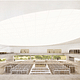 Render of the interior of the National Library. Credit: Herzog & de Meuron